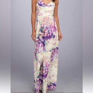 Gorgeous Parker Silk Floral Maxi Dress